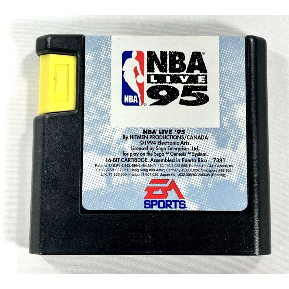 NBA Live 95 Sega Genesis 1994 Electronic Arts Vintage Cartridge Only Tested